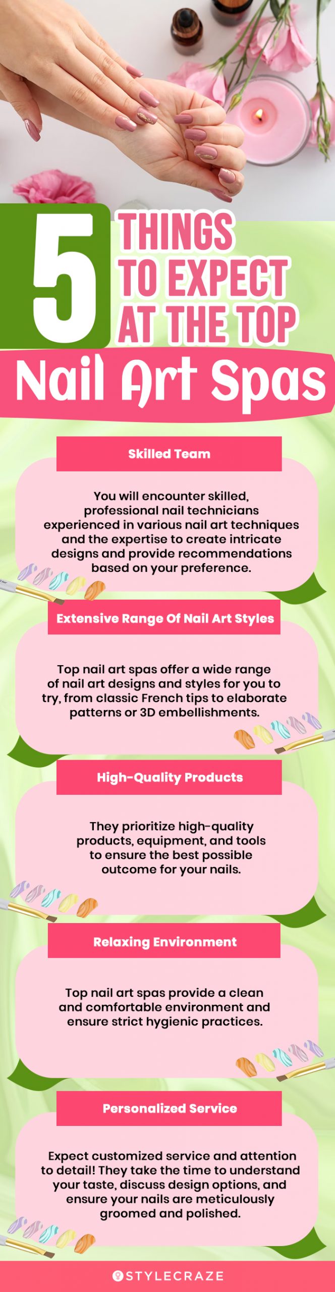 5 things to expect at the top nail art spas (infographic)