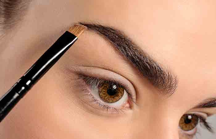 Grow fuller eyebrows for diamond face shape