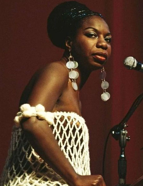 Nina Simone on stage