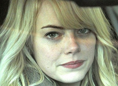 Emma Stone on a drive