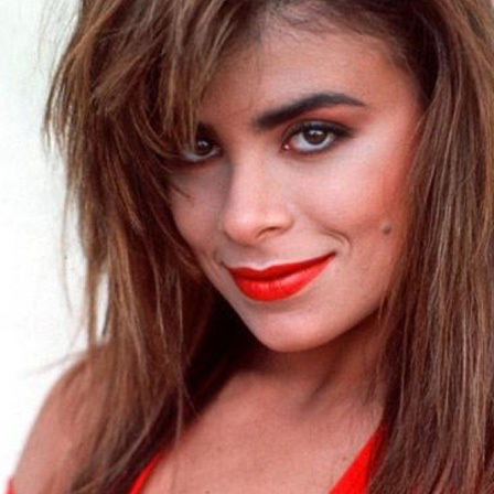 Paula Abdul with moles on face