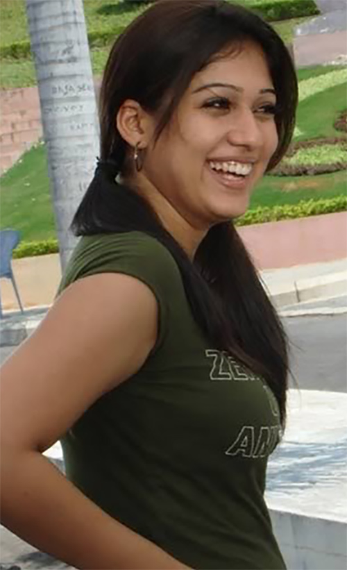 The pretty pigtails look of Nayanthara without makeup