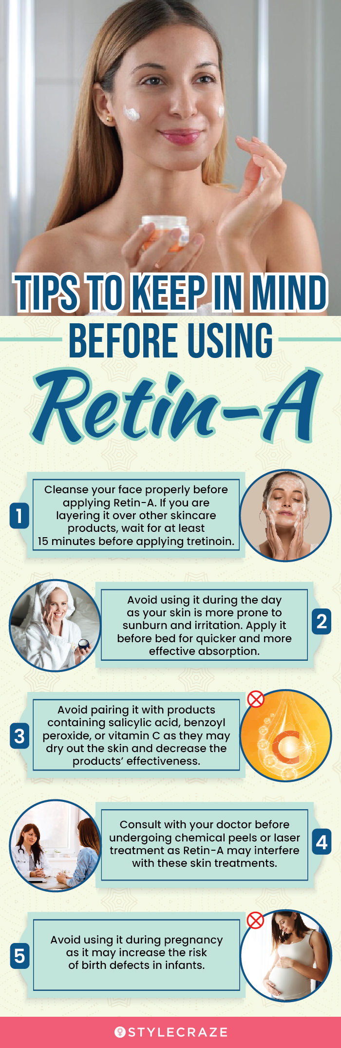 tips to keep in mind before using retin-a (infographic)